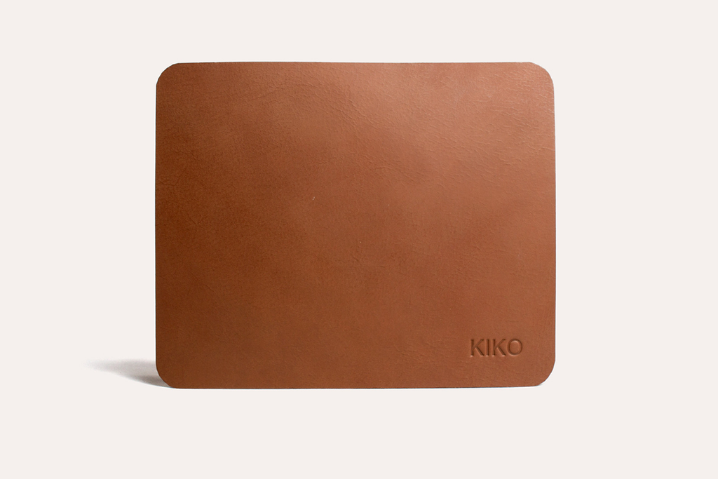 Brown Kiko Leather Mouse Pad