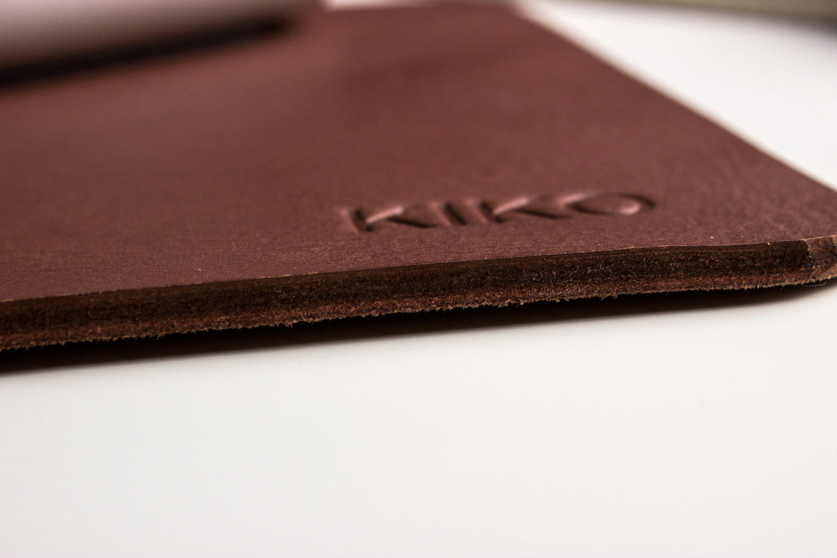 Brown Kiko Leather Mouse Pad